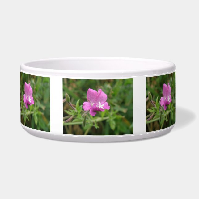 Écuelle Red Campion Fleur sauvage Dog Bowl (Devant)