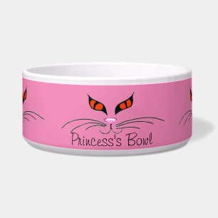 Écuelle Red Cats Eyes Pet Food Bowl
