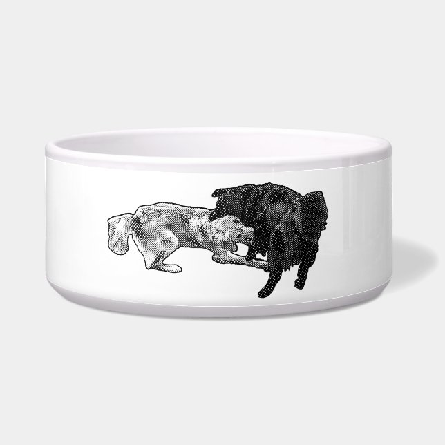 Écuelle Repas Animé, Joie Pointillée (Devant)