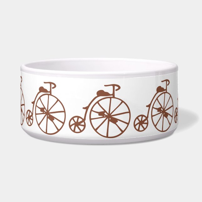 Écuelle Retro Bike Pet Bowl (Devant)