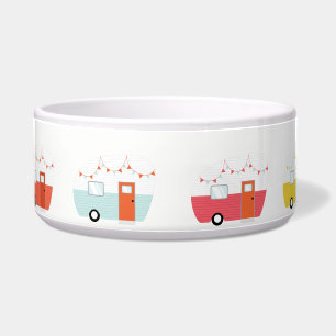 Écuelle Rétro cuvette vintage d'animal familier de