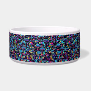 Écuelle Retro Glow Mushroom Art Bowl - Vibrant & Super!
