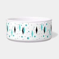 Rétros diamants de turquoise et cuvette d'animal