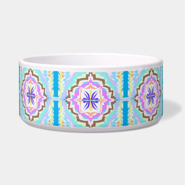 Écuelle Rêve Pastel Boho Géométrique Kaléidoscope (Devant)