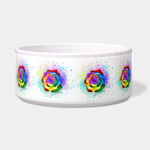 Écuelle Rose arc-en-ciel coloré