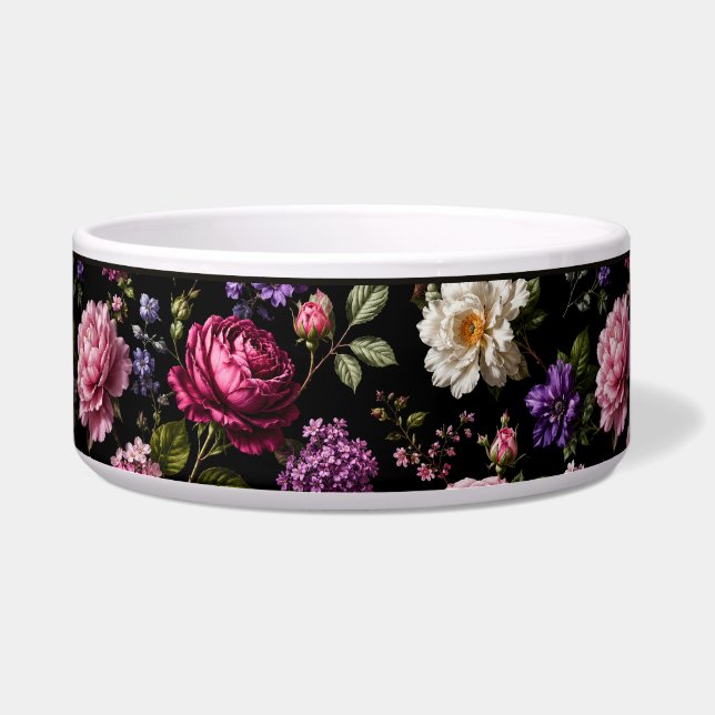 Écuelle Rose en velours noir (Droite)