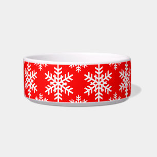 Écuelle Rouge du flocon de neige 4