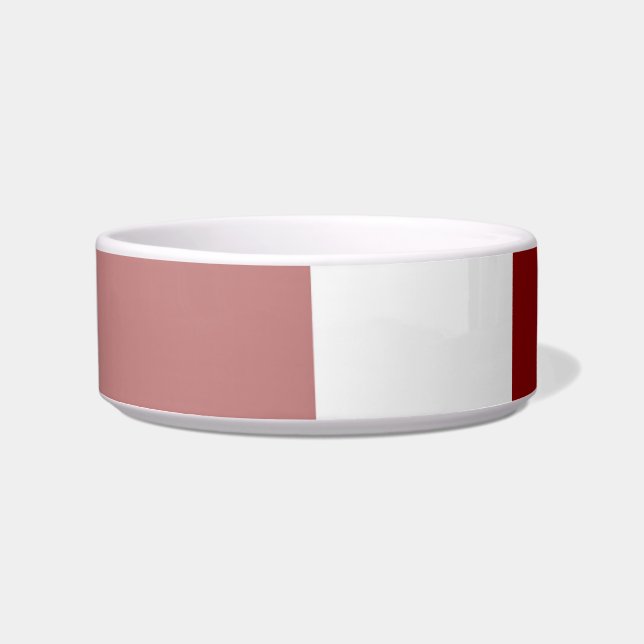 Écuelle Rouge et blanc (Devant)