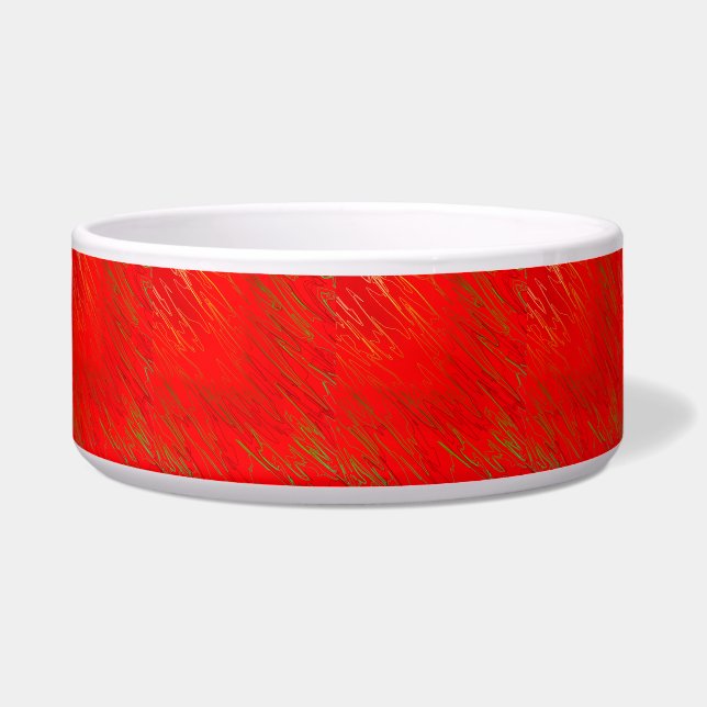 Écuelle Rouge marbré (Devant)