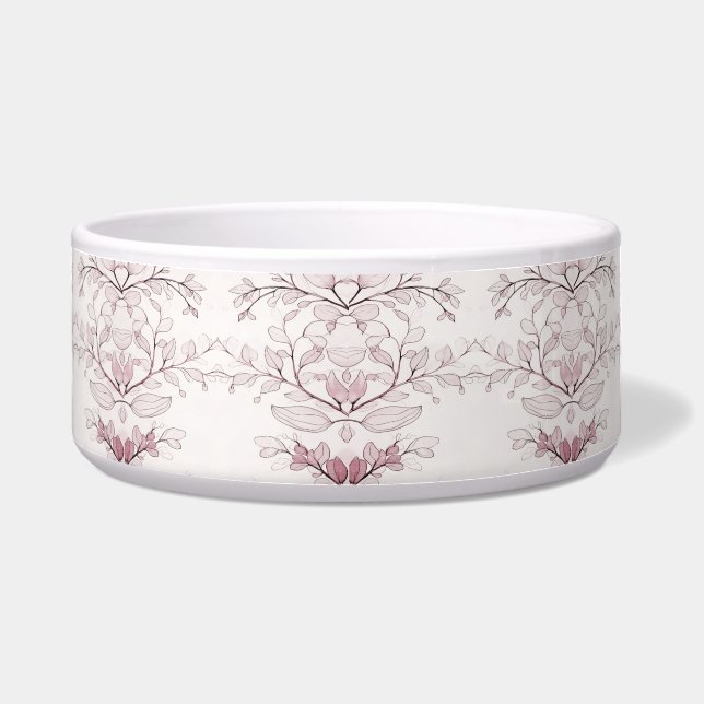 Écuelle Rouge moderne Feuille céramique poêle Bowl (Devant)
