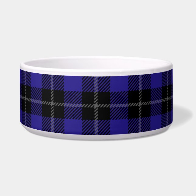 Écuelle Royal Blue Black Plaid (Devant)