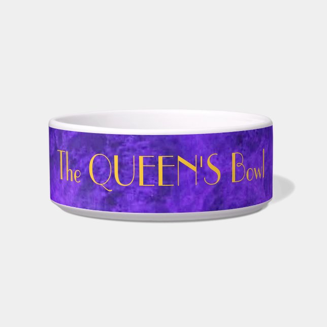 Écuelle Royal Purple Pet ETC. Bowl (Devant)