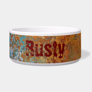 Écuelle Rusty, Verdigris, Grunge Steampunk Personnalisé