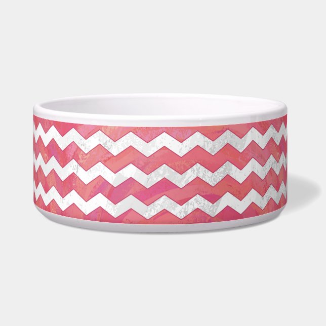 Écuelle Saumon Swirl Chevron Motif (Droite)