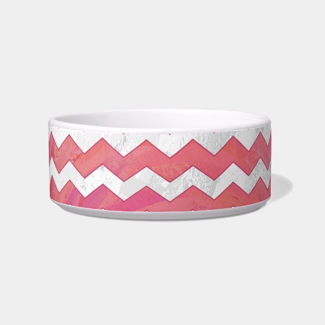 Écuelle Saumon Swirl Chevron Motif (Droite)
