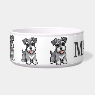 Écuelle Schnauzer Mignon Personnalisé