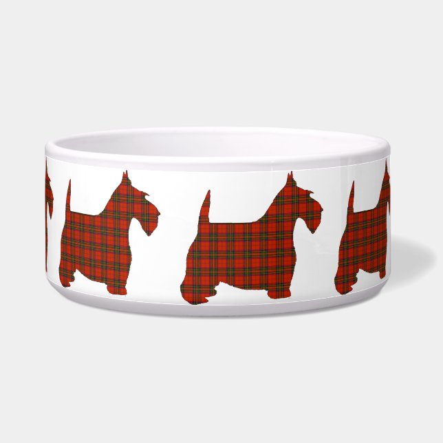 Écuelle Scotties de plaid (Droite)
