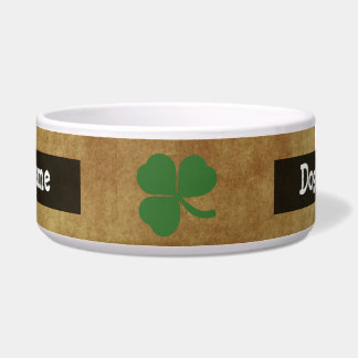 Écuelle Shamrock avec de l'or vintage