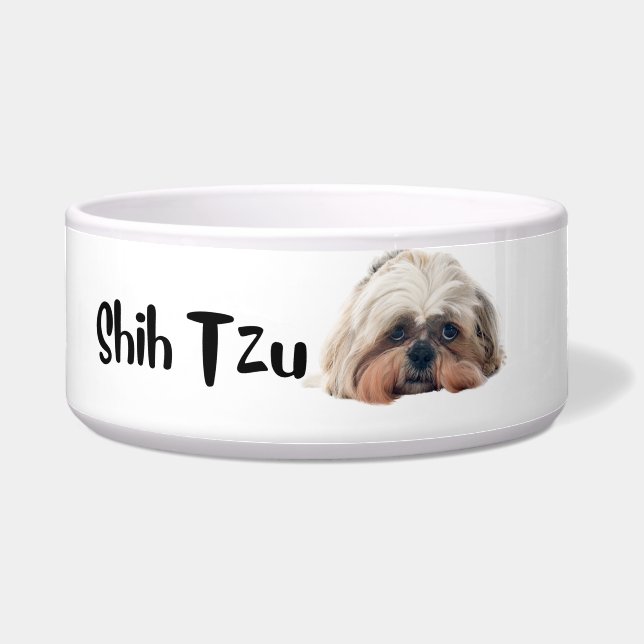 Écuelle Shih Tzu - bol de race de chien (Devant)