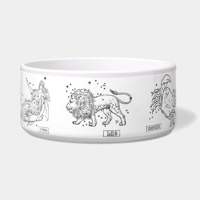 Écuelle Signes astrologiques Pet Bowl (Devant)