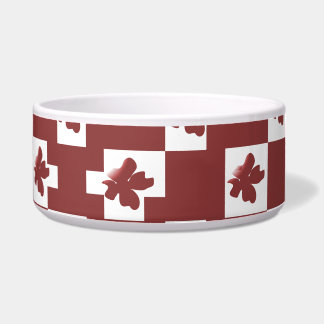 Écuelle Silhueta de flores em padrão.