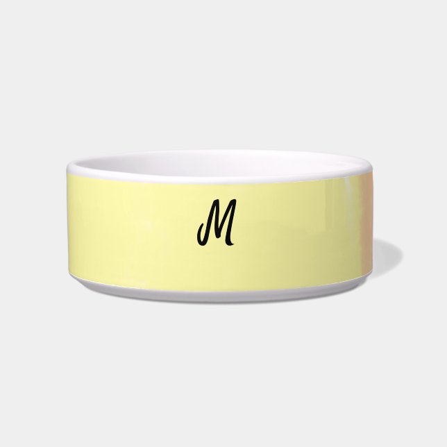 Écuelle simple logo monogramme minimal personnalisé (Devant)