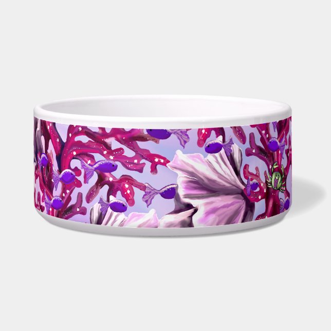 Écuelle Sirène d'océan violet (Devant)