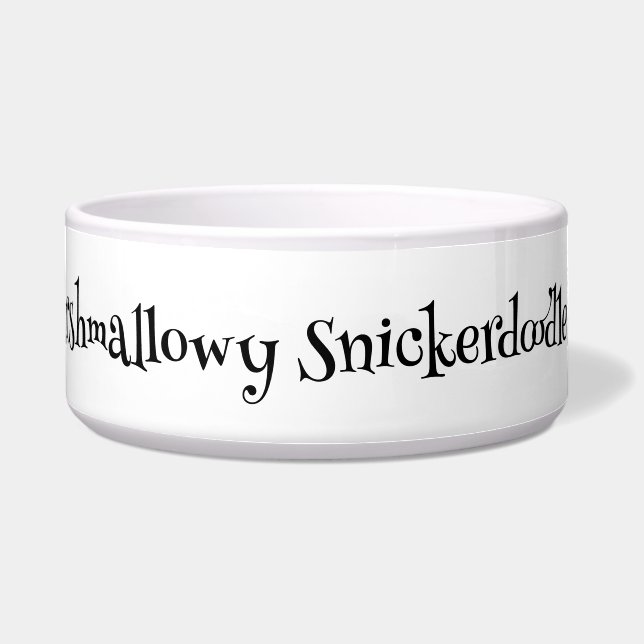 Écuelle SnuggleNames Custom Pet Bowl - Large (Devant)