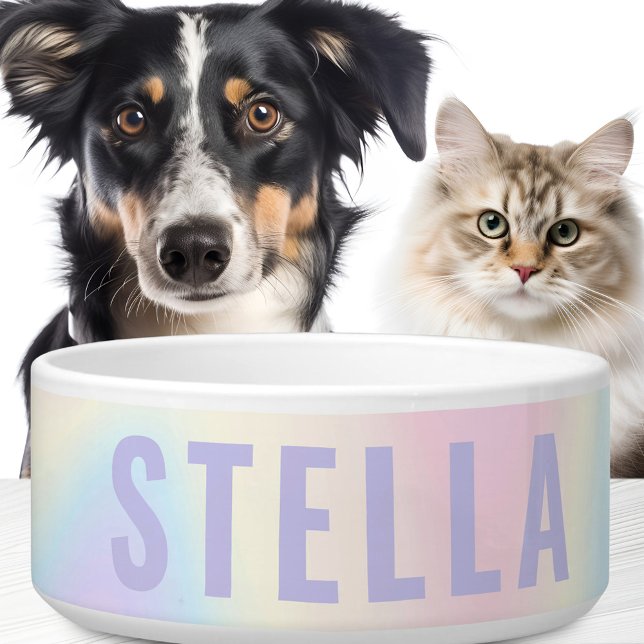 Écuelle Soft pastel nom arc-en-ciel tendance moderne minim (Créateur téléchargé)