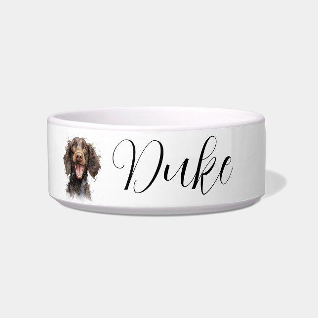 Écuelle Spaniel d'eau américain gibier d'eau (Devant)