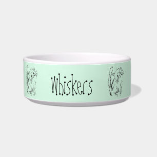 Écuelle Stylo à chat Kitty et dessin d'encre pour personna