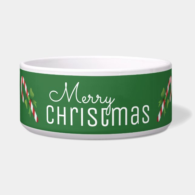Écuelle Sucre de canne Joyeux Noël (Devant)