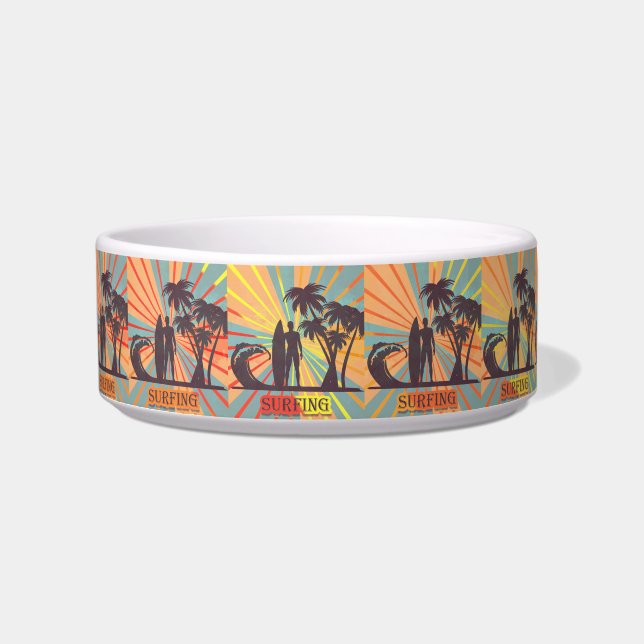 Écuelle Surfer Dude Pet Bowl (Devant)