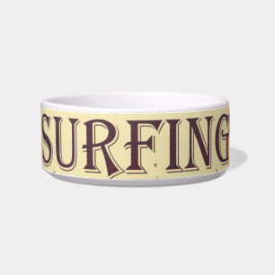 Écuelle Surfer Pet Bowl