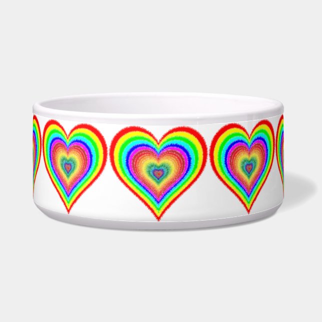 Écuelle Symbole d'amour arc-en-ciel Saint-Valentin-25543 (Devant)
