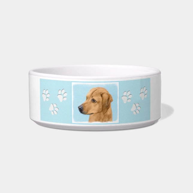 Écuelle Tableau Rhodesian Ridgeback - Art Chien original (Droite)
