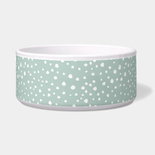Écuelle Taches de dalmatien vert menthe, Points de dalmati