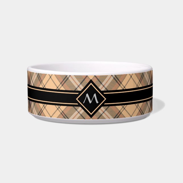Écuelle Tartan beige et Brown (Droite)