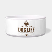 Tasse à café Chien Vie Bol pour animaux de compagn