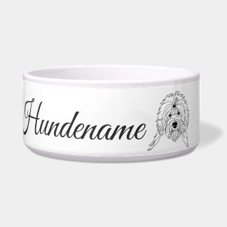 Écuelle Tasse personnalisée en ligne art pour le vieux chi