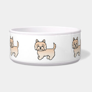Écuelle Tervueren Cairn Terrier Chiot Mignon Dessin Animé
