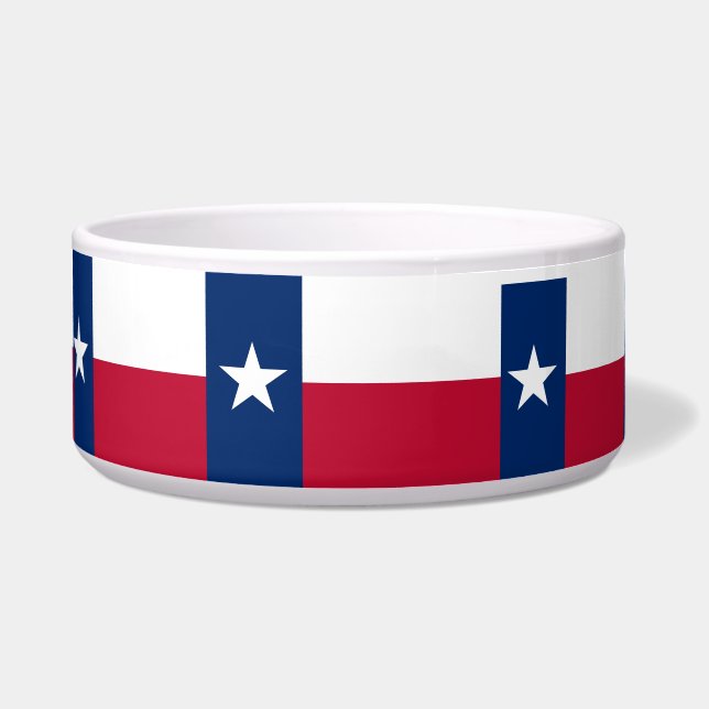 Écuelle Texas State Flag Pet Bowl (Devant)