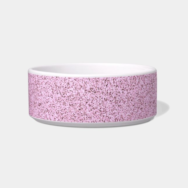 Écuelle Texture en béton rose pastel (Devant)