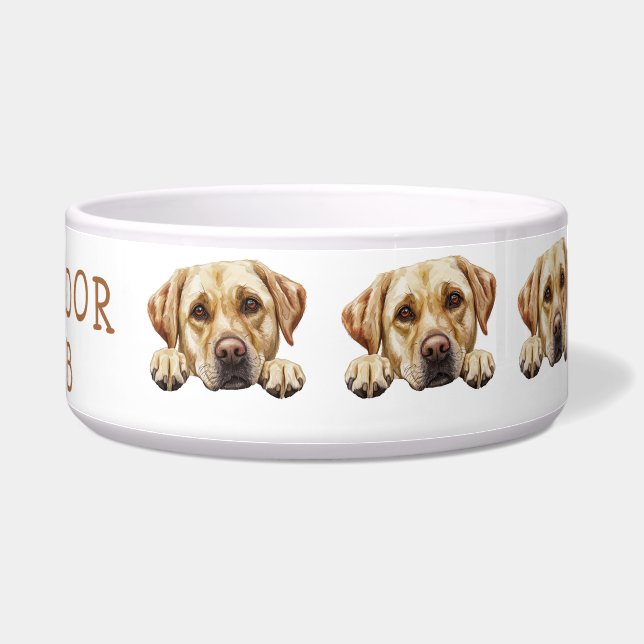 Écuelle Thème du Club des Labradors dorés (Droite)