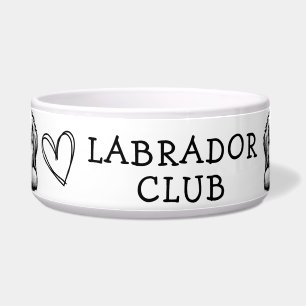 Écuelle Thème noir et blanc du Club Labrador
