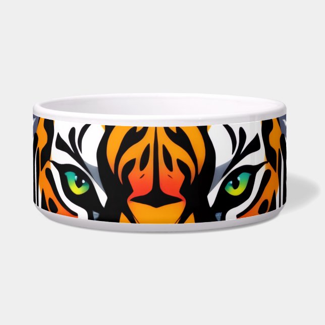 Écuelle tigre animé (Devant)