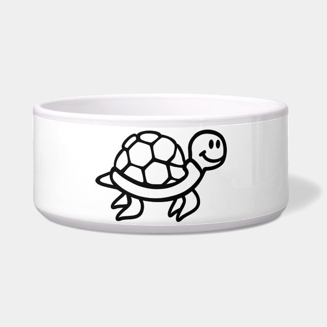Écuelle Tortue comique d'océan (Devant)