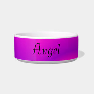 Écuelle Tourbillons Abstraits d'Ange de Rose et Violet