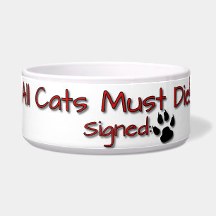 Écuelle Tous les chats doivent mourir !