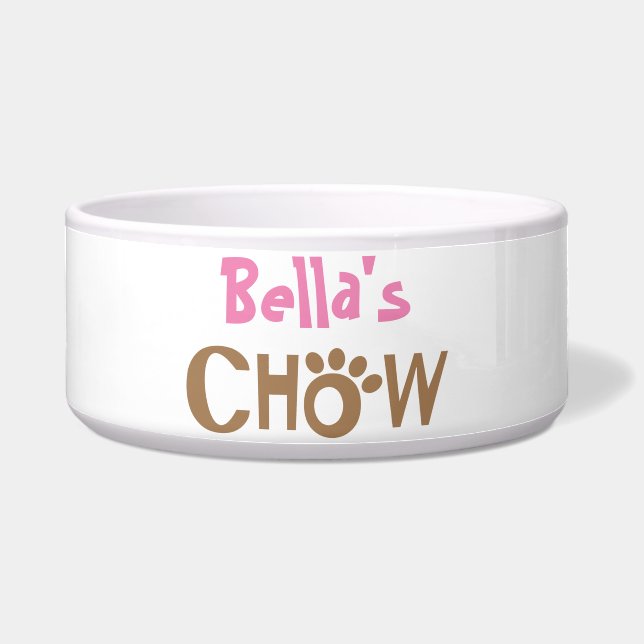 Écuelle Tout nom Chow (Devant)